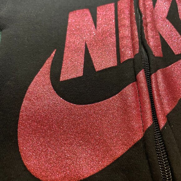 Nike Baby Girl Footless Hoody Onesie 3 mos - Picture 3 of 5